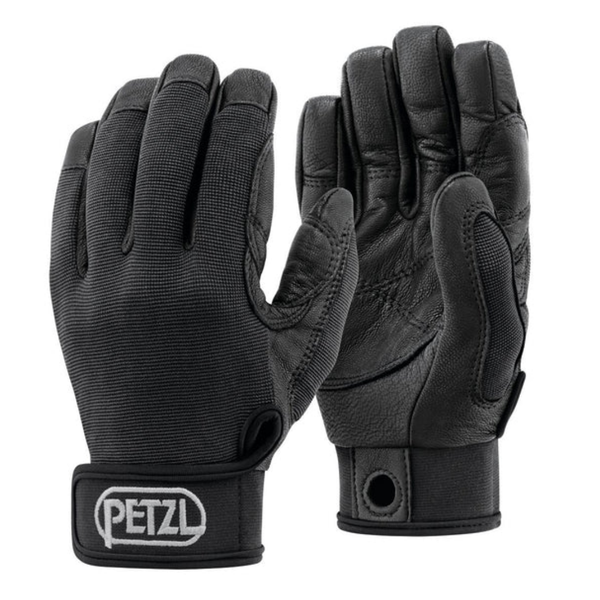 Black Climbing Gloves with Petzl Logo