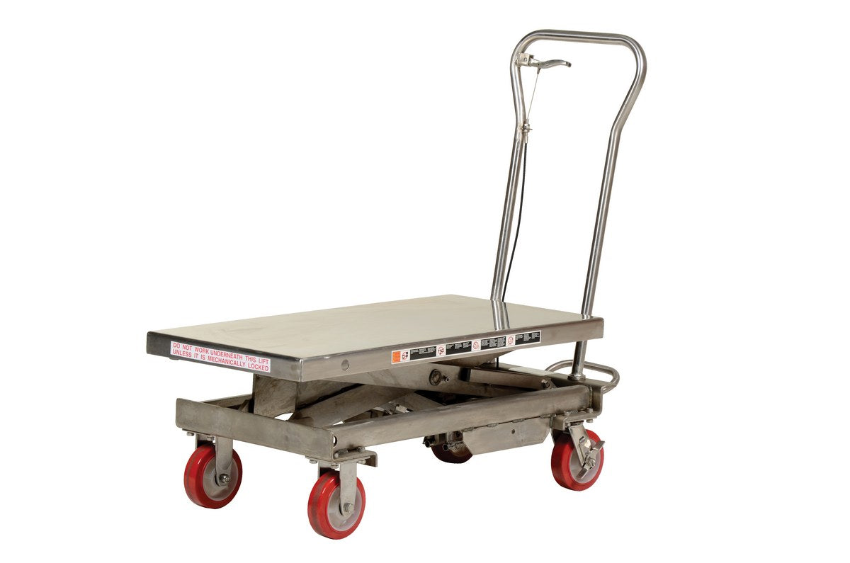 Carros de tijera de acero inoxidable de Vestil Manufacturing Corp– – Ahora disponibles en MTN Shop US. - imagen 5