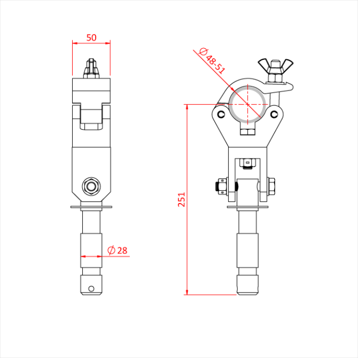 Doughty Articulated Big Ben Clamp - imagen 2
