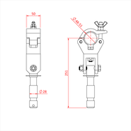 Doughty Articulated Big Ben Clamp - imagen 2