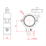 Doughty Super Lightweight Panel Clamp - imagen 3