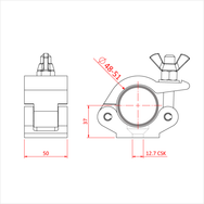 Doughty Low Profile Clamp Basic - imagen 3