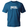 Black Petzl Adam T-shirt with logo design.