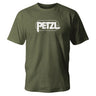 Black Petzl Adam T-shirt with logo design.