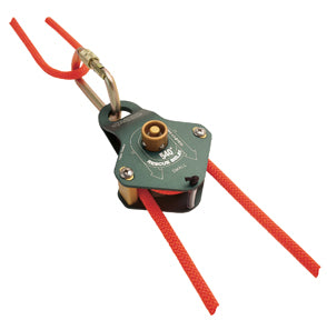 CMC Traverse 540° Rescue Belay Device, dispositivo de seguridad de rescate de 540 grados para sistemas de dos cuerdas, vista lateral - imagen 4