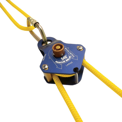 CMC Traverse 540° Rescue Belay Device, 540-degree rescue belay device for two-rope systems