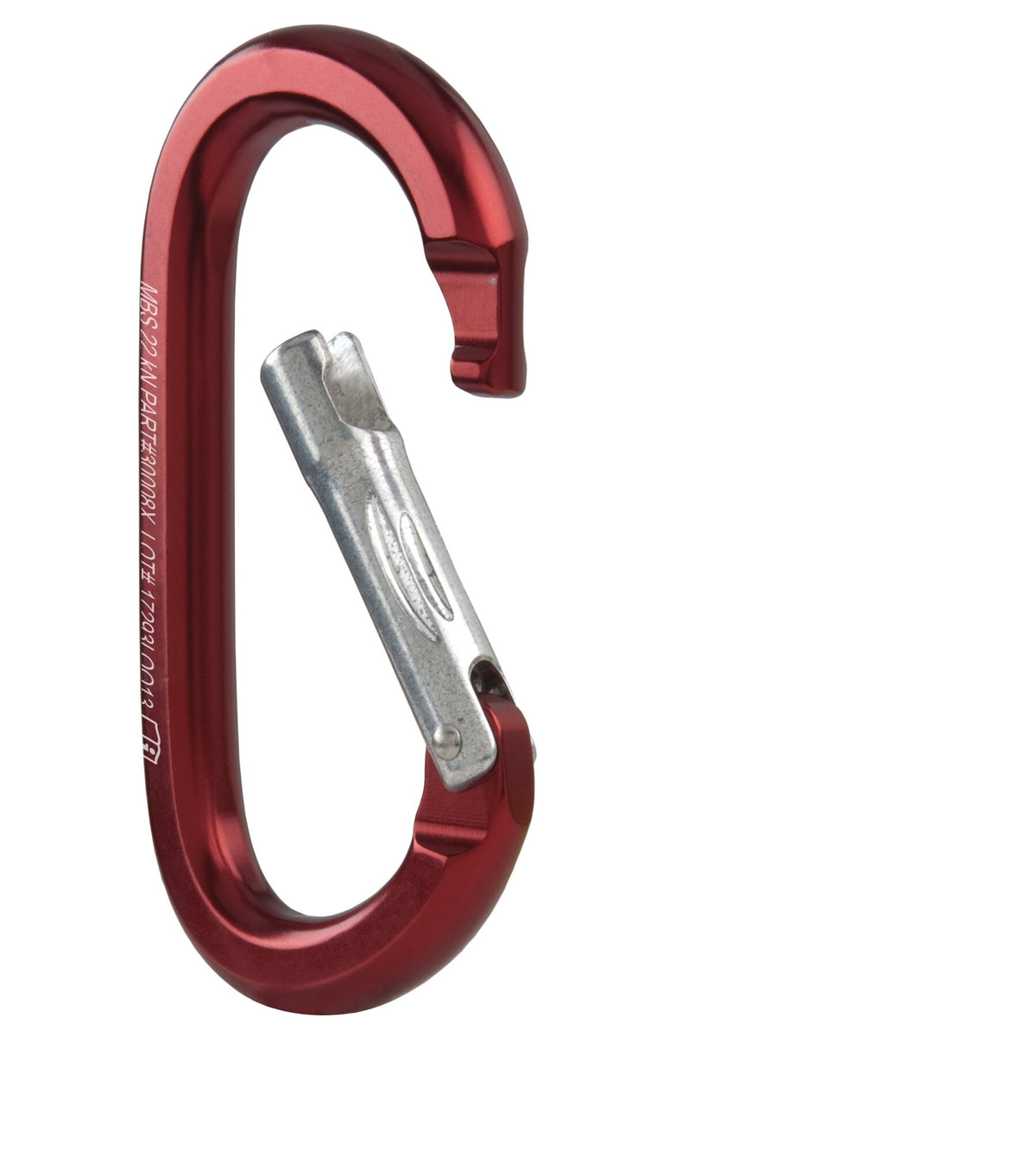 CMC Aluminum Oval Carabiner, aluminium oval locking carabiner for rigging, product view 8 - imagen 8