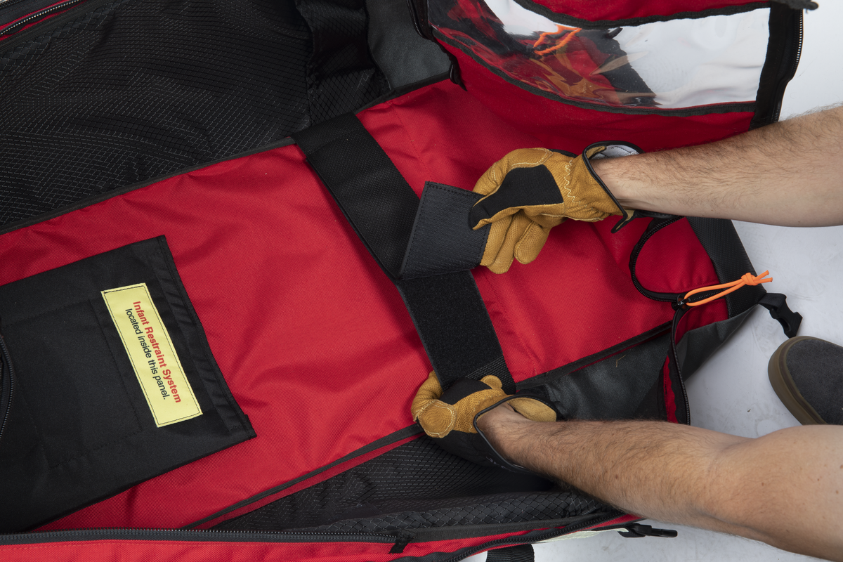 CMC Helitack Stork, helitack personnel harness for helicopter operations, side view - imagen 4