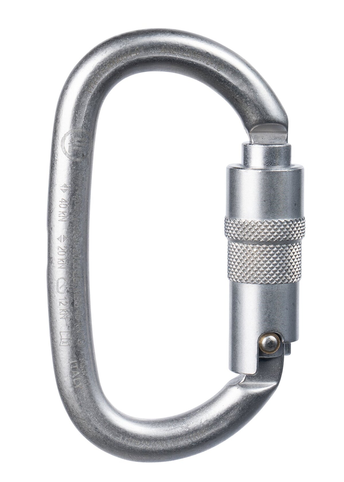 CMC Prosteel Carabiners, steel locking carabiner with high strength rating, rear view - imagen 5