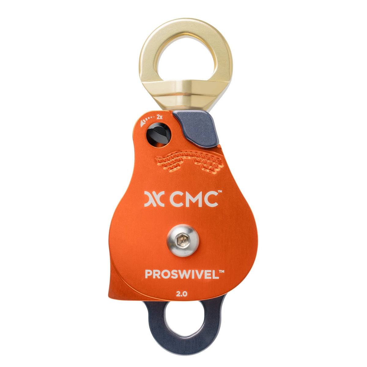 CMC Proswivel Pulleys, rigging pulley with swivel head, SKU 300438, shown in use - imagen 7