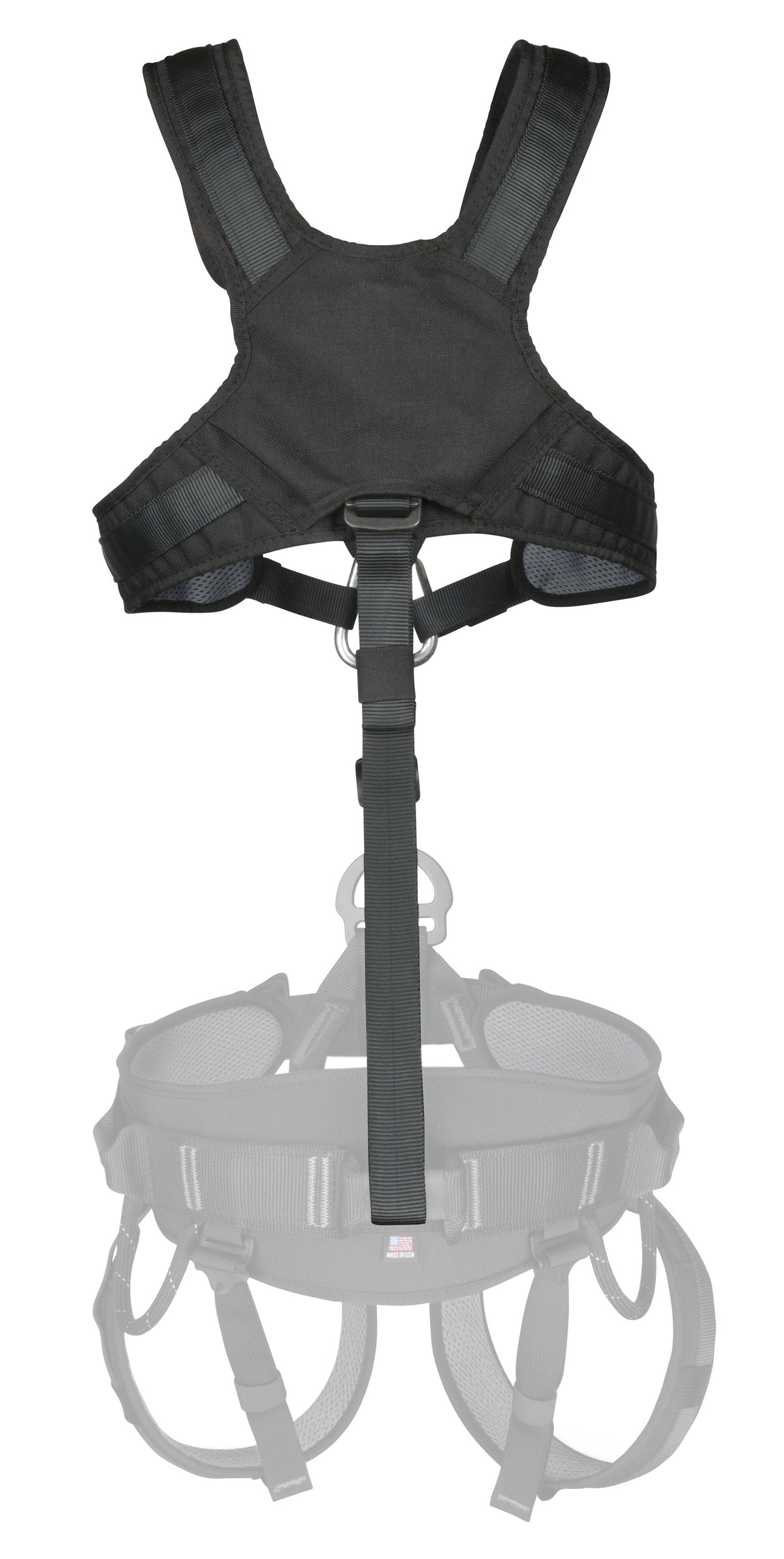 CMC Ranger Chest Harness, webbing chest harness for use with a sit harness, detail view - imagen 3