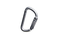 CMC Stainless Steel Carabiner, large stainless steel locking rescue carabiner, SKU 300011, rear view - imagen 5