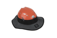 CMC Sunbrero, wide-brim sun shade that attaches to a helmet, SKU 492159, rear view - imagen 5