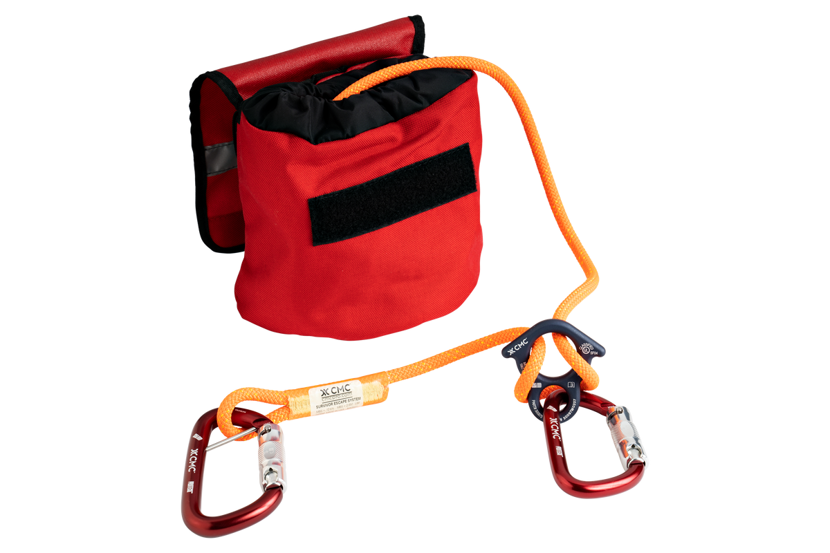 CMC Survivor 8 Escape System, escape system with figure-eight descender and escape line, alternate view - imagen 2