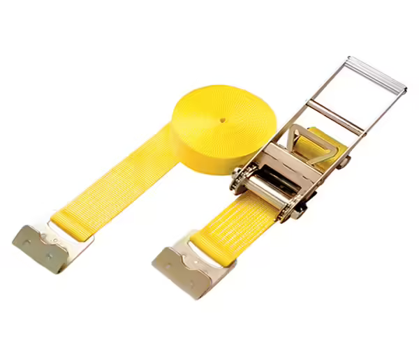 Peerless 3"X30'Rcht Strap W/Flat Hks