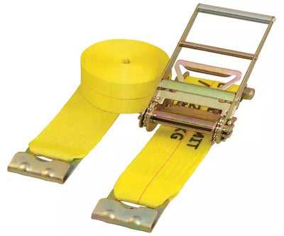 Peerless 3"X30'Rcht Strap W/Flat Hks