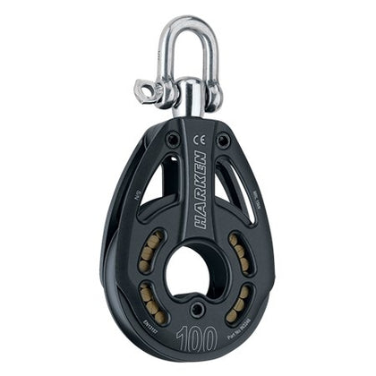 Harken 100mm Black Magic Single Pulley - Swivel– Harken 100mm Black Magic Single Pulley - Swivel Black Magic Air pulleys are designed with exceptional strength-to-weight ratios and feature free-rolling, high-load roller bearings, making them well-suited for handling both high dynamic and static loads, particularly in situations with friction challenges. – Now available at MTN Shop US.