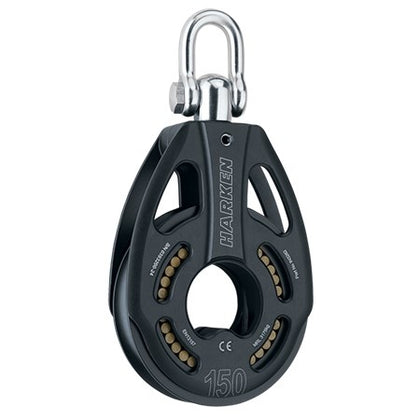 Harken 150mm Black Magic Single Pulley- Swivel– Harken 150mm Black Magic Single Pulley- Swivel: Black Magic Air pulleys offer exceptional strength-to-weight ratios and feature free-rolling, high-load roller bearings, making them well-suited for handling both high dynamic and static loads, especially in situations where friction is a concern. – Now available at MTN Shop US.