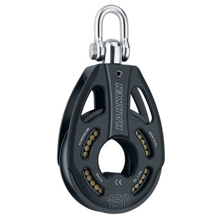 Harken 150mm Black Magic Single Pulley- Swivel