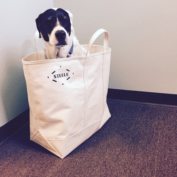 Steele Canvas Basket Corp Natural Canvas Tote Bag - Large 5"– – Now available at MTN Shop US.