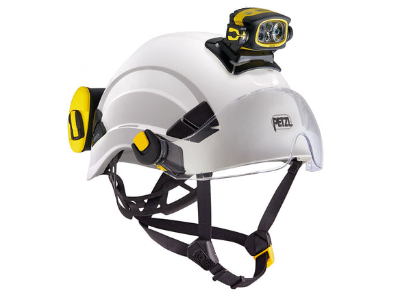Petzl PRO ADAPT Headlamp Mount – Adhesive accessory for mounting a DUO headlamp on any type of helmet – Now available at MTN Shop US.