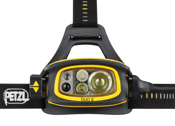 Petzl DUO S Headlamp (1100lm) – Ultra-powerful with 1100 lumens in BOOST mode, the DUO S headlamp runs on a rechargeable battery. – Now available at MTN Shop US.
