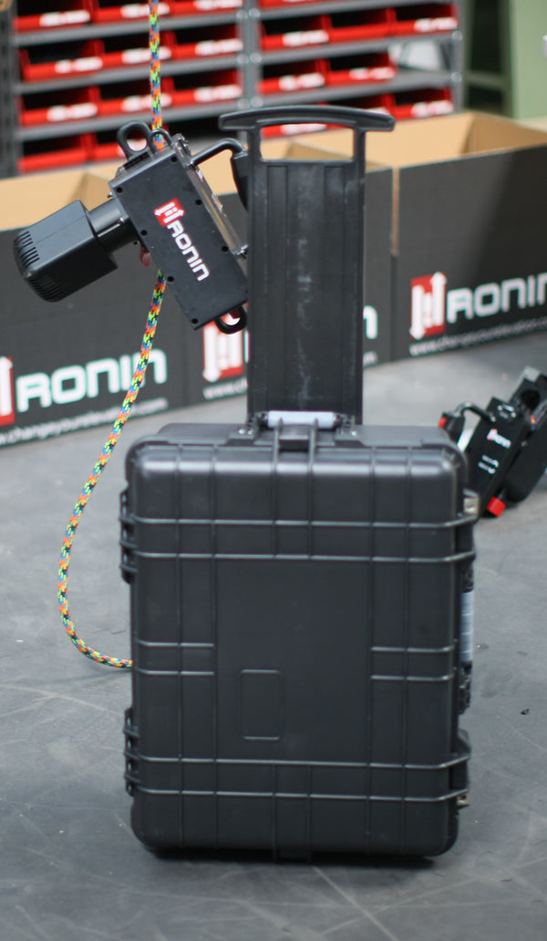 Ronin Lift - Carrying Case– Besides affordability, Ronin Lift is the ultimate go-to device because it is lightweight, contains a hot-swappable battery, is capable of lifting up to 400 pounds – Now available at MTN Shop US.