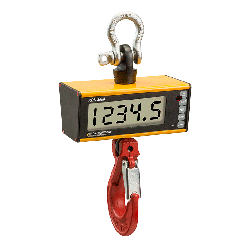 Eilon Engineering Ron Crane Scales™ Ron 3050 Integrated 2"/50mm Display Crane Scale– Ron Crane Scales™ Ron 3050 Integrated 2"/50mm Display Crane Scale – Now available at MTN Shop US. - imagen 2