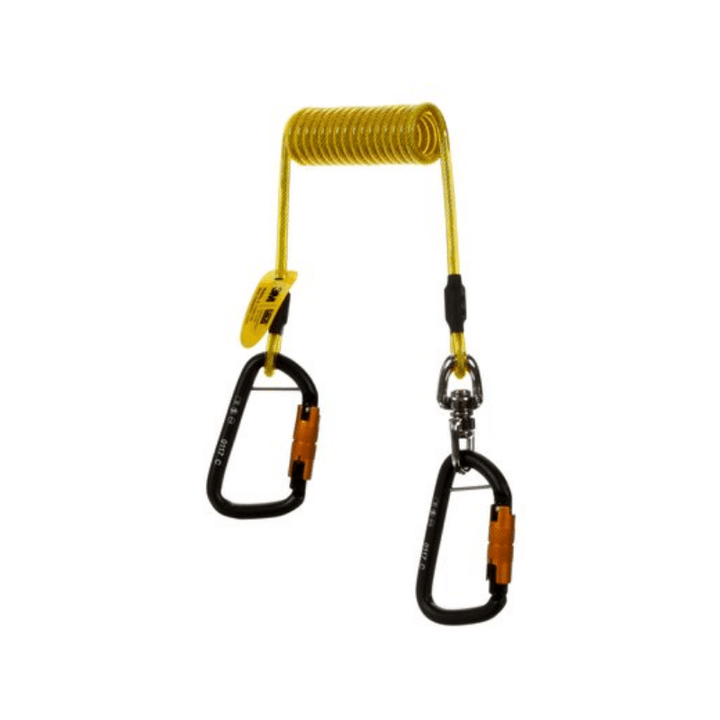 Correa en espiral Hook2Hook 3M™ DBI-SALA® con giro - Mosquetones de doble bloqueo