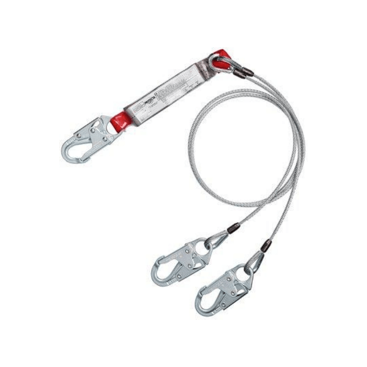 Paquete de cables 3M™ PROTECTA® PRO™ Línea de amarre 100 % con absorción de impactos y ganchos de seguridad con cierre automático