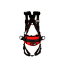 3M™ Protecta® Construction Style Positioning Harness - Rear View with Back D-ring and Fixed Dorsal D-ring