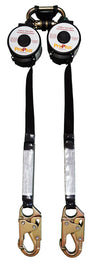 ProPlus Dual Self Retracting Device Ultra-Mini– 8' x 1" Dyneema & Polyester Lanyard. 900 lb Maximum Arresting Force (MAF). Inline Impact Indicator. Inline Shock Absorber – Now available at MTN Shop US.