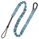 15 lb Tool Tether with choke-on cinch-loop and steel carabiner, 36"