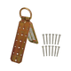 Hinged Reusable Anchor for Steel Deck and Metal Roofing