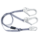 6' Web Restraint Lanyard, Double-leg Fixed-length with Steel Connectors