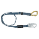 4' to 6' Adjustable Length Restraint Lanyard with Steel 5k Carabiner