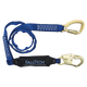 6' WrapTech® Energy Absorbing Lanyard, Single-leg with Steel 5k Tie-back Carabiner