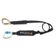 6' Arc Flash Energy Absorbing Lanyard, Single-leg with Aluminum CE Carabiner and Steel 5k Carabiner