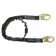6' Heavyweight® Energy Absorbing Lanyard, Single-leg with Steel Snap Hooks
