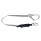 4' ViewPack® Energy Absorbing Lanyard, Single-leg with Steel Connectors