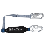 Energy Absorbing Lanyard, Single-leg with Steel Snap Hooks