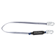 6' ViewPack® Energy Absorbing Lanyard, Single-leg with Steel Snap Hooks - CSA