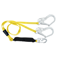 6' Soft Pack FT Basic® Energy Absorbing Lanyard, Double-leg with Steel Connectors– – Now available at MTN Shop US.
