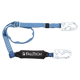 ViewPack® Adjustable Energy Absorbing Lanyard, 4' to 6', Single-Leg, Steel Snap Hooks