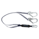 6' ViewPack® Energy Absorbing Lanyard, Double-leg with Steel Connectors