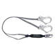 6' ViewPack® Energy Absorbing Lanyard, Double-leg with Aluminum Connectors - CSA
