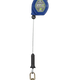 8' FT-X™ Cable Class 2 Leading Edge Personal SRL, Single-leg with Steel Swivel Snap Hook
