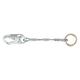 18" Cable Dorsal D-ring Extender with Steel Snap Hook