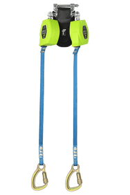 Twin-leg with Steel 5k Carabiner