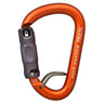 Rock Exotica Pirate WireEye Auto-Lock Carabiner– The WireEye helps keep gear, lanyards and lines from moving past the end of the carabiner, but releases easily when lifted up. – Now available at MTN Shop US.
